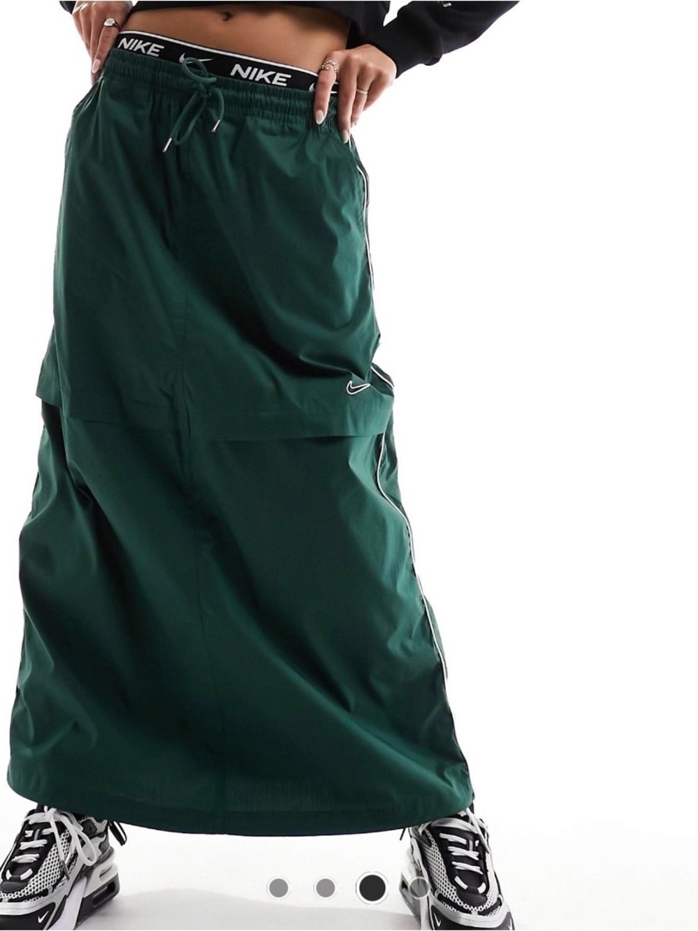 Nike Women’s Forest Green Maxi Athletic Skirt